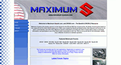 Desktop Screenshot of maximum-suzuki.com
